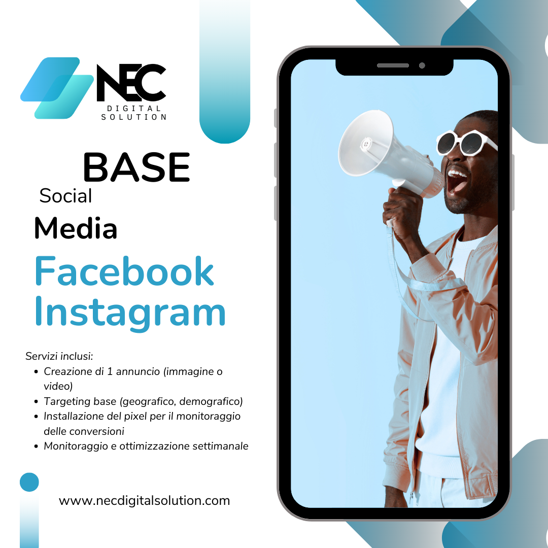 Sponsorizzate BASE Facebook e Instagram